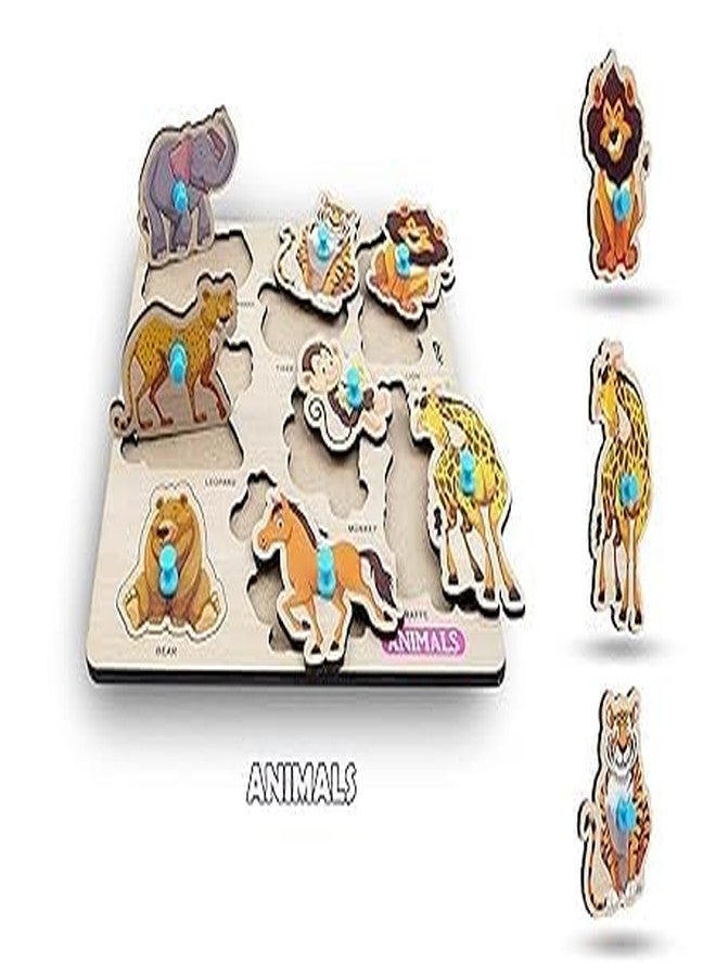 MAPA PLAY Jungle Animal Wooden Floor Puzzle Wooden Toys for Children Learning Game Educational - Image 4